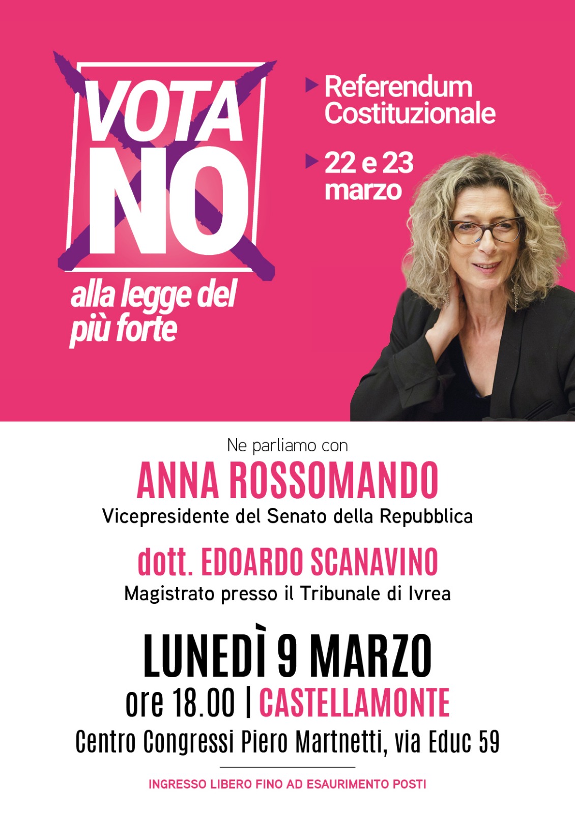 Castellamonte - Le ragioni del NO